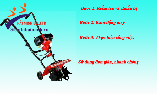 Các bước sử dụng máy xạc cỏ đơn giản nhanh chóng