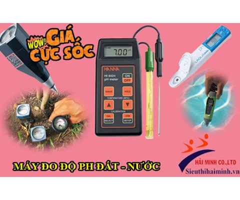 máy đo độ Ph chính hãng được bán tại Siêu thị Hải Minh