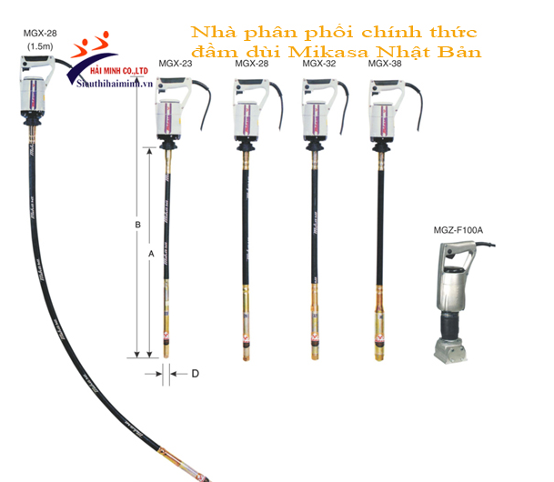 Ưu điểm nổi bật của đầm dùi bê tông Mikasa MGX-28