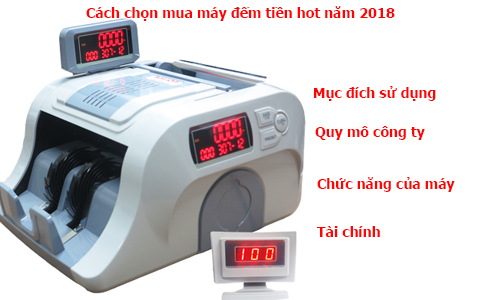 Cách chọn mua máy đếm tiền hot năm 2018