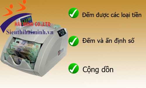 Máy đếm tiền xiudun với nhiều tính năng đa dạng