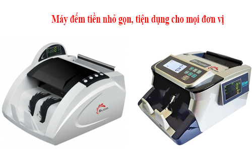 Máy đếm tiền silicon nhỏ gọn, tiện dụng cho mọi đơn vị