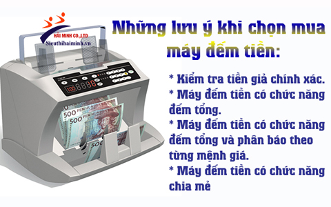 Mua Máy Đếm Tiền Cần Chú Ý Những Vấn Đề Gì?