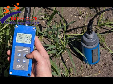 Máy đo độ ẩm đất trong sản xuất trồng trọt của bà con nông dân