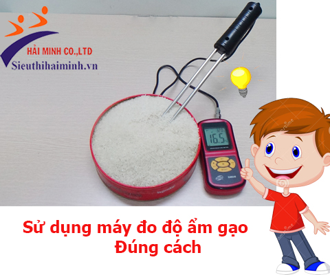 lưu ý sử dụng máy đo độ ẩm gạo đúng cách