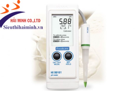 Đánh giá máy đo pH thực phẩm Hanna Hi 99161