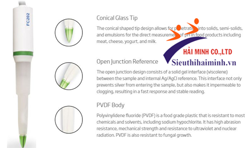 Bộ phận đo của máy đo pH