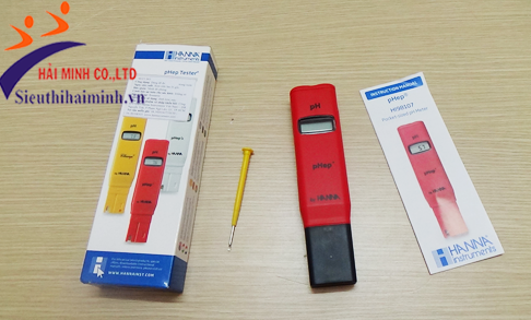 Bút đo độ pH HI98107 thiết kế nhỏ gọn, giá thành rẻ