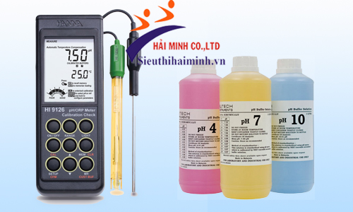 Chuẩn bị dung dịch hiệu chuẩn để tiến hành hiệu chuẩn máy đo pH