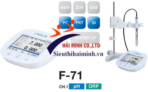 Máy đo pH ORP để bàn Horiba F-71G