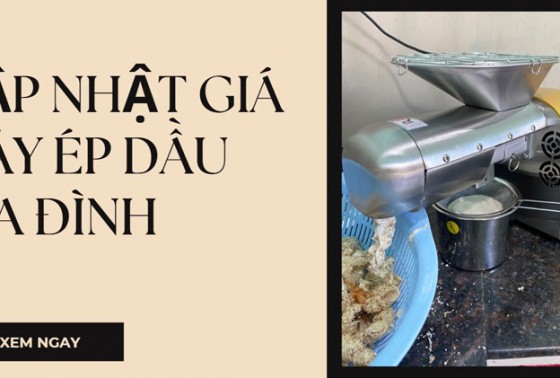 Cập nhật giá máy ép dầu gia đình