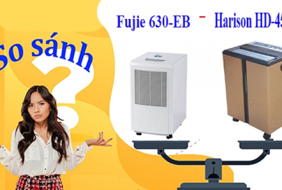 Máy hút ẩm Harison HD-45BE và Fujie 630-EB
