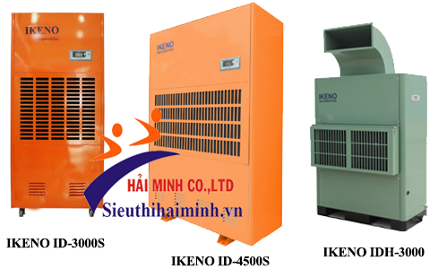 Máy hút ẩm công nghiệp IKENO xử lý ẩm tốt