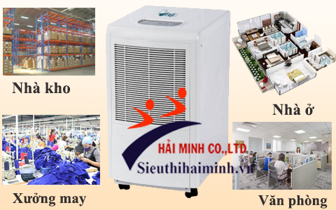 Máy hút ẩm công nghiệp FujiE HM-650EB dùng được cho nhiều ngành nghề khác nhau