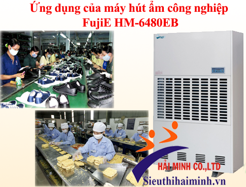 Ứng dụng của máy hút ẩm công nghiệp FujiE HM-6480EB