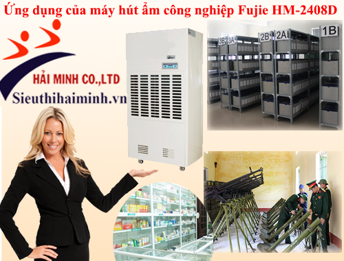  Ứng dụng của máy hút ẩm công nghiệp Fujie HM-2408D