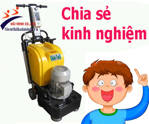 Kinh nghiệm mua và sửa chữa máy mài sàn bê tông tại Đà Nẵng