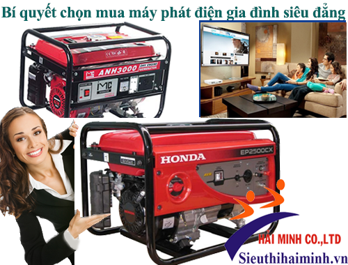 Bí quyết chọn mua máy phát điện gia đình siêu đẳng