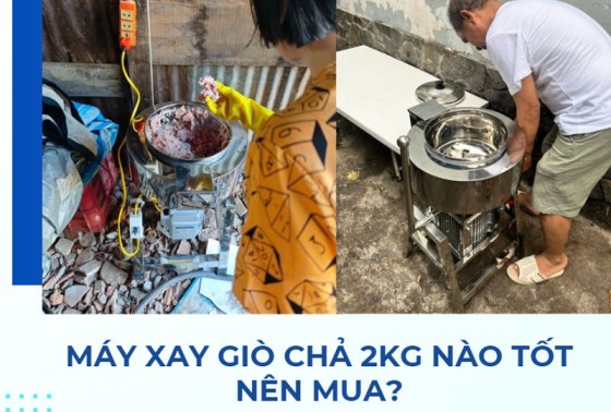 Máy xay giò chả 2kg nào tốt nên mua?