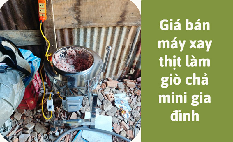 Giá bán máy xay thịt làm giò chả mini gia đình