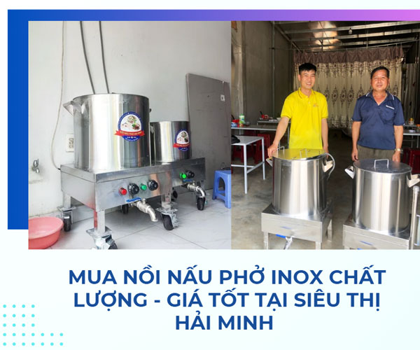 Địa chỉ bán nồi điện nấu phở bằng inox chính hãng